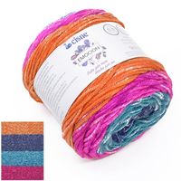 Fio Cisne Emoción 100g 701 mescla laranja/pink/azul