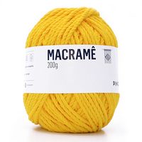 Linha Macramê 200g - Pingouin 7222 sol do meio dia