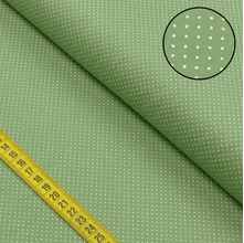 Tecido Estampado para Patchwork - Botânica: Micro Poá Verde Botânica (0,50x1,40)