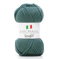 Fio Baby Merino Superwash 50g 2853 verde menta claro