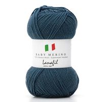 Fio Baby Merino Superwash 50g 2855 azul acinzentado