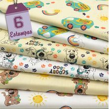 Kit de Tecido Scooby Doo (30x70) 6 Estampas