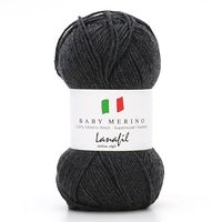 Fio Baby Merino Superwash 50g 3156 cinza chumbo