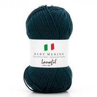 Fio Baby Merino Superwash 50g 2875 verde menta escuro