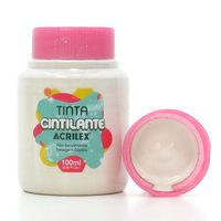 Tinta PVA Cintilante 100ml - Acrilex
 959 - porcelana