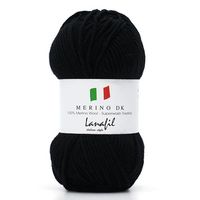 Fio Merino DK Superwash 50g 2908 preto