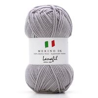 Fio Merino DK Superwash 50g 2911 cinza claro