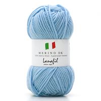 Fio Merino DK Superwash 50g 2921 azul claro