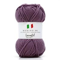 Fio Merino DK Superwash 50g 2932 rosa antigo escuro