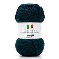 Fio Merino DK Superwash 50g 2937 verde menta escuro