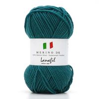 Fio Merino DK Superwash 50g 2939 verde jade médio