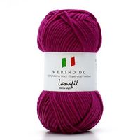 Fio Merino DK Superwash 50g 3163 rosa maravilha