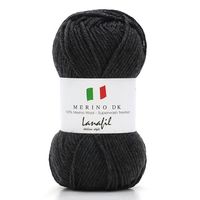 Fio Merino DK Superwash 50g 3175 cinza chumbo