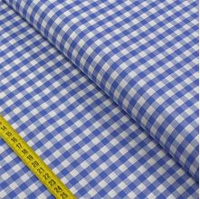 Tecido Estampado para Patchwork - Atoalhado Xadrez Azul (0,50x1,40)