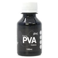 Tinta PVA Fosca 100ml - Gliart 037 preto