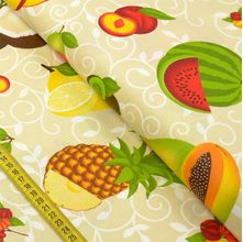 Tecido Estampado para Patchwork - Frutas Big (0,50x1,40)