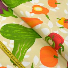 Tecido Estampado para Patchwork - Vegetais Big (0,50x1,40)