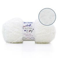 Fio Cisne Glitter 100g 000b bright white