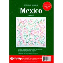 Kit de Bordado Tulip Sashiko - México Quetzal