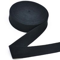 Alça de Algodão Marwan 48mm - 20 Metros 002 preto