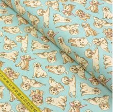 Tecido Estampado para Patchwork - Labrador Cor 2326 (0,50x1,40)