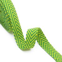 Fita Galão Chevron Marwan 20mm - 10 Metros 071 - verde bandeira