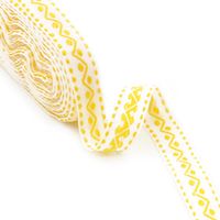 Fita Galão Zig Zag Marwan 15mm - 10 Metros 051 - amarelo canário
