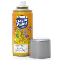 Spray Decor Paint Metálico 150ml Prata