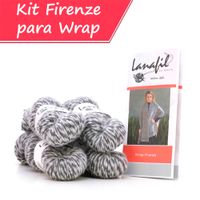 Kit de Tricô Wrap Firenze 100G - Lanafil 1022