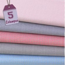 Kit de Tecido: Essentials Xadrez (30x70) 5 Estampas