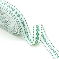 Fita Galão Zig Zag Marwan 15mm - 10 Metros 071 - verde bandeira