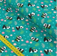 Tecido Estampado para Patchwork - Pandas 7133 (0,50x1,40)