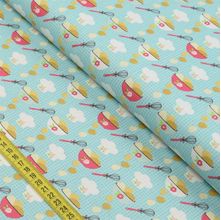 Tecido Estampado para Patchwork - Yummy: Ovos (0,50x1,40)