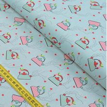 Tecido Estampado para Patchwork - Yummy: Chaleiras (0,50x1,40)