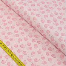 Tecido Estampado para Patchwork - Yummy: Contorno de Cupcakes Rosa (0,50x1,40)