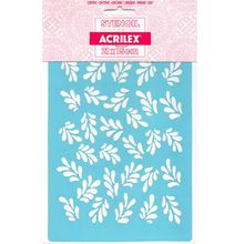 Stencil Acrilex 21 X 15cm - 1116 Flores do Campo 2
