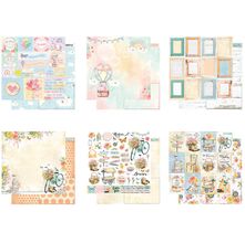 Kit Folha de Scrapbook - Coleção Encanto - 6 Unidades - Litoarte