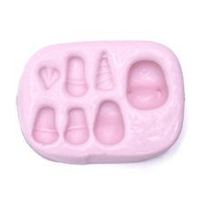Molde de Silicone para Biscuit - Unicórnio Cute 298