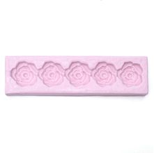 Molde de Silicone para Biscuit - Fita de Rosas 232
