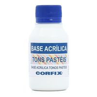 Base Acrílica para Artesanato 100ml Corfix - Tons Pastéis 491 branco gelo