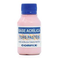 Base Acrílica para Artesanato 100ml Corfix - Tons Pastéis 340 rosa antigo