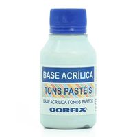 Base Acrílica para Artesanato 100ml Corfix - Tons Pastéis 376 verde gris