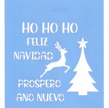 Stencil Jóia 15 X 15cm - QD -395 Árvore de Natal