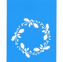 Stencil Jóia 10 X 10cm - JA - 235 Natal Guirlanda