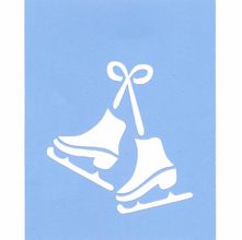 Stencil Jóia 10 X 10cm - Ja - 240 Natal Patins