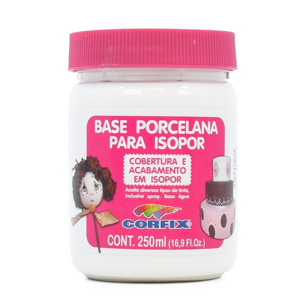 Base Porcelana Para Isopor 250ml Corfix Bazar Horizonte 2072