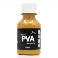 Tinta PVA Metálica 100ml - Gliart 016 dourado