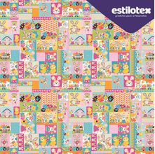 Tecido Estampado para Patchwork - Páscoa : Páscoa Patch (0,50x1,40)