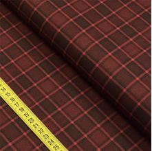 Tecido Estampado para Patchwork - Xadrez Tartan : Edimburgo Vinho 1 (0,50x1,40)