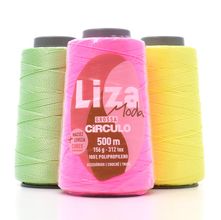 Kit Neon Linha Liza Moda Grossa 500m